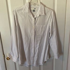 Boyfriend style button down